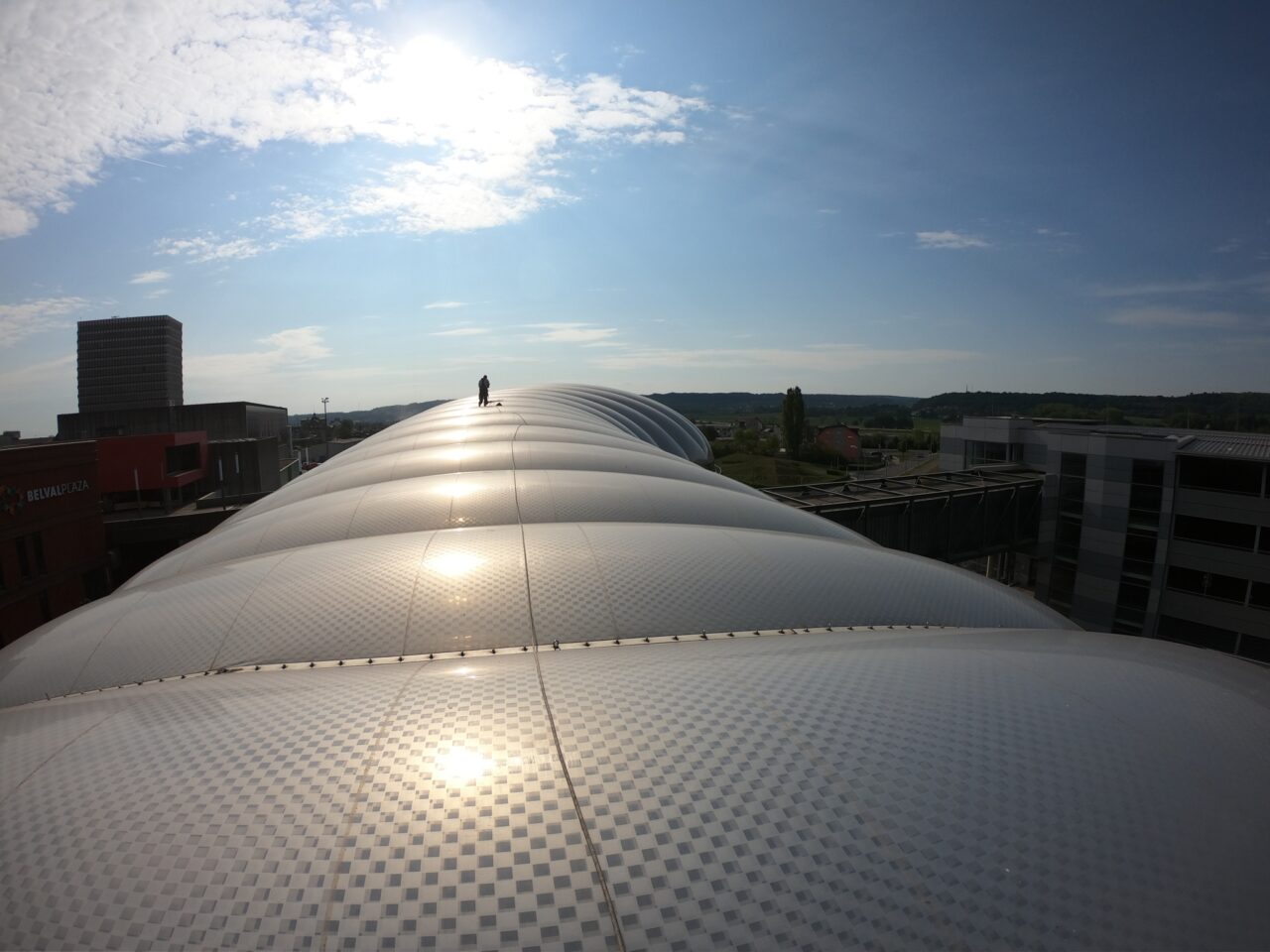 Inspektion luftgestützter ETFE